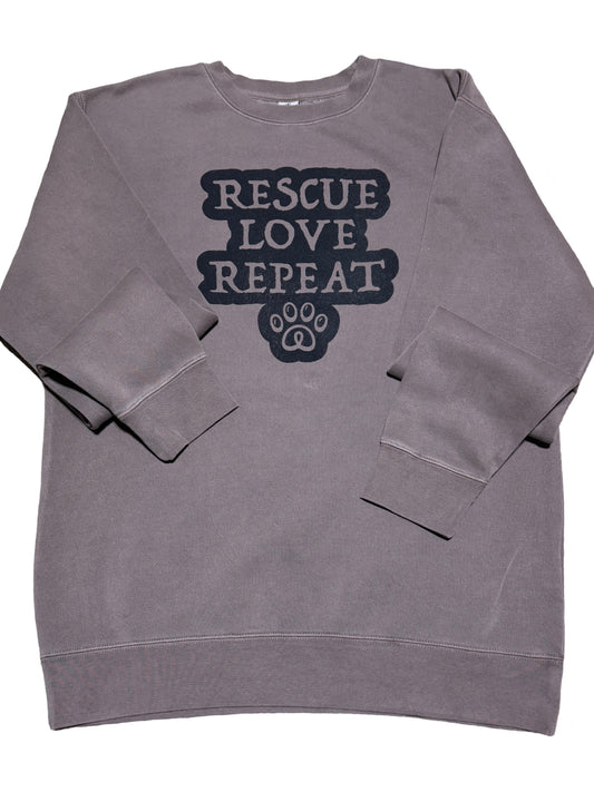 Rescue Love Repeat Crewneck